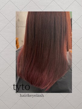 タイト(tyto) ピンクレッド【tyto hair&eyelash】
