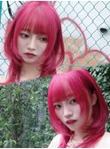 ウルフカット/ハイトーン/デザイン/ワンホン【レイヤー/渋谷】