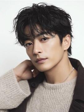 カットもパーマもイケメンパラダイス Men's天王寺 大人Men's色気無造作ダウンバング