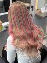 ラピス 福岡天神店(Lapis)&nbsp;やまでぃーハイトーンブリーチ&ダブルカラーエクステ髪質改善