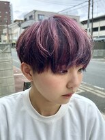 ラック 津田沼(LUCK)&nbsp;デザインカラー/パープル/韓国ボブ/ケアブリーチ/似合わせカット