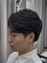 アコロン(acoron.)&nbsp;フェザーパーマ/毛流れ/センターパート/池袋メンズカット