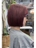 ザ デイ(THE DAY)&nbsp;ボブ/ボルドーカラー/ブリーチカラー