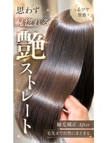 アジュテ(ajouter)&nbsp;思わず見惚れる うるツヤ質感の艶色ストレート