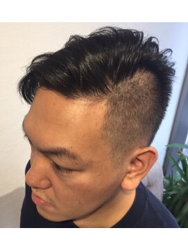 オギクボ ヴォイス(voice) イケメンサイドパートショート☆アシメツーブロック