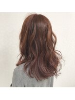 ヘアーアンドメイク ドレス(DRESS)&nbsp;イルミナカラー　コーラルピンク