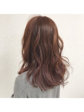 ヘアーアンドメイク ドレス(DRESS) イルミナカラー　コーラルピンク