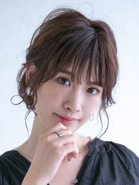アース 西国分寺店(HAIR&MAKE EARTH) シンプルシニヨンアレンジ