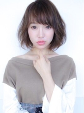 アンスールミミ 南草津店(Ansur mimi) 自然な動き☆モノトーングレージュボブ