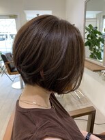 ヘアーデザインアンジー(Hair design Angie) 【大人ショート×ブラウンカラー】
