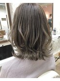 【FIGARO umeda】オリーブベージュ×シークレットハイライト