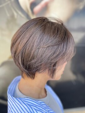 ジュジュル 稲毛本店(jujur) 透明感カラー/ボブ/カーキグレージュ/大人かわいい【稲毛】