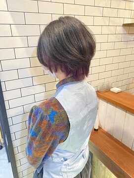 オーブ ヘアー リリー 博多2号店(AUBE HAIR lily) インナーパープル