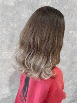 ランガリ ヘアアンドスパ(Rangali Hair&Spa) 【別府　ランガリ】グラデーションベージュ、ベージュカラー