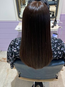 ネオリーブエクラ 上野御徒町店(Neolive eclat) シルクストレート　縮毛矯正　カラー