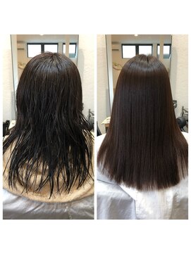 ヘアーグラン(Hair Gran.) 縮毛矯正施術例