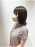 顔周りウルフ 