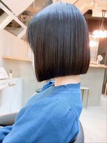 縮毛矯正×ぱつっとボブ
