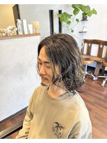 ザ サロン ヤマモト(the salon yamamoto)&nbsp;メンズヘアスタイル　ロング　パーマ