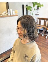 ザ サロン ヤマモト(the salon yamamoto) メンズヘアスタイル　ロング　パーマ