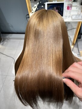 ロンドメリア 天神大名店(Lond Melia) ★大人ガーリー艶髪チョコレート髪質改善★ #髪質改善#縮毛矯正