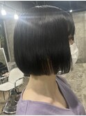 □カール#セミディ#シアーカラー#姫カット