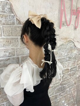 ヘアセット専門店 ナゴミ 池袋店(nagomi) ポニーテール