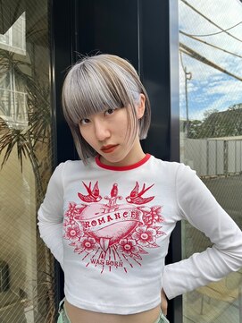 ソル 栄矢場町(SOL) 切りっぱなしボブ/美髪/ピンクブラウン[栄駅/矢場町駅]