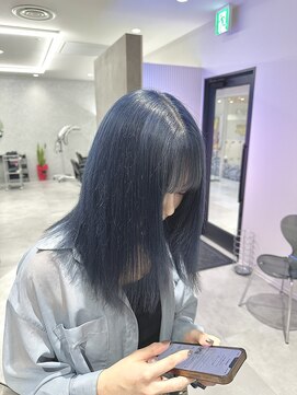 プライズ 成増店(prize) ブルーブラック暗髪セミディ成増地下鉄成増大山