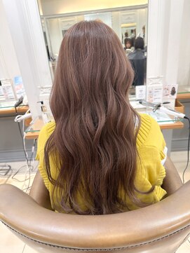 ネオリーブアイム 横浜西口店(Neolive aim) 白髪ぼかしハイライト ラベンダーベージュ【横浜】k