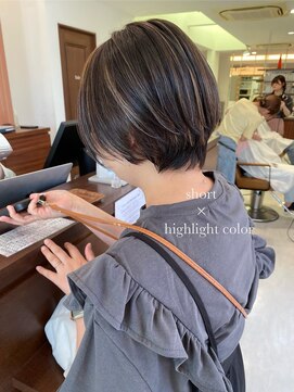 シェリッシュルーチェ(Sheriche luce) ショート×ハイライト