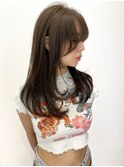 小顔レイヤーカット/ミディアムレイヤー/レイヤーロング