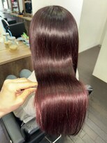 ルーツアイリー 心斎橋(ROOTS IRIE)&nbsp;髪質改善　髪質改善カラー　チェリーレッド　うるつや　ヘアケア