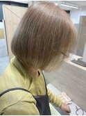 白髪染めつやさらボブヘア♪Narito