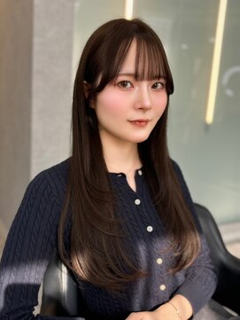 ボタン ハカタ(VOTAN hakata) 博多/福岡/韓国ヘア/前髪顔周りカット/レイヤー/マロンブラウン