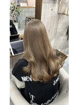 髪屋 紬 くすみベージュ/ダブルカラー