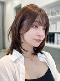 レイヤーボブ/小顔大人ミディ/20代30代40代