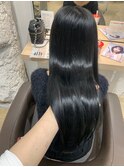 暗髪艶カラー