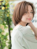 カバーヘア ブリス 上尾西口店(COVER HAIR bliss) ★ミルクティーアッシュかきあげ前髪ウルフカット30代40代★1