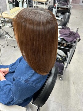 ワンズリー 本厚木店(ONE's ly) イメチェン/レッドブラウン/フルバング/似合わせカット/本厚木駅