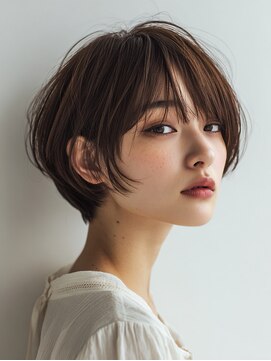 ロディーナ 大口 新子安(rodina) 着物ヘア/ダークアッシュ/ミディアムレイヤーカット/大口子安