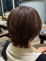 ジュイール(jouir)&nbsp;三鷹白髪ぼかしハイライトショートボブウルフショートカット韓国