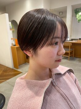 カノエ 山口小郡店(canoe)の写真/『ショートカット』×『髪質改善』で叶う『可愛いショートスタイル』一人ひとりに合わせた小顔ショート♪