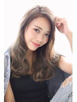 モナザスカイ 栄(MONA the SKY)&nbsp;【MONA】シアーベージュ/ナチュラル巻き/ハニーラテカラー