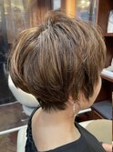 小顔ショート/絶壁解消/４０代、５０代