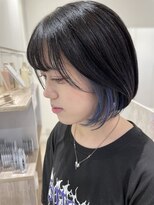 ケンジ 平塚 アネッタ(KENJE annetta)&nbsp;【インナーカラー特集】ブルー×ブラック