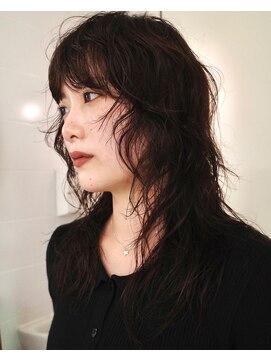 ウィットサークル(wit circle) long layer perm