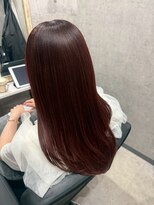 ポリマン 西新井(poliment) 艶感続く髪質改善 ダークレッド/レッドバイオレット西新井