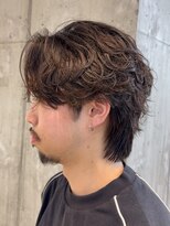 フィフスパーク(fifth PARK)&nbsp;無造作シャドウパーマのマッシュスタイル◎