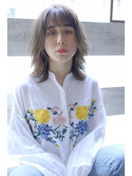 ヘアーアンドメイク シーク 八王子(HAIR&MAKE SeeK) スポンテニアス×ヌケ感ミディアム